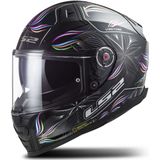 LS2 - FF811 Vector II - Full Face Helm - Zwart/Wit - Polycarbonaat