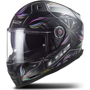 LS2 - FF811 Vector II - Full Face Helm - Zwart/Wit - Polycarbonaat