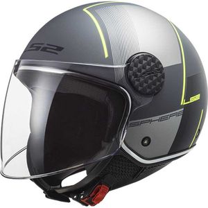LS2 - OF558 Sphere Lux - Scooterhelm - Mat Zwart - KPA