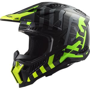 Crosshelm HiVis LS2 MX703 X-FORCE Geel-Groen