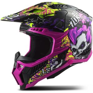 LS2 - MX703 X-Force - Motorcross Helm - Carbon - Fireskull