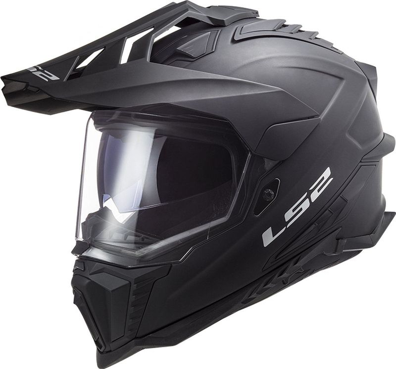 LS2 - Explorer Solid MX701 - Helm - Mat Zwart - Robuust Design