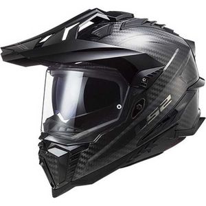 LS2 MX701 Explorer Solid, endurohelm, Mat-Zwart, XL