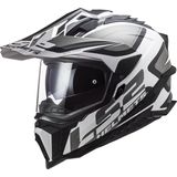 LS2 - MX701 Explorer - Adventure Helm - Matt Zwart Wit