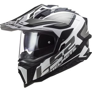LS2 - MX701 Explorer - Adventure Helm - Matt Zwart Wit
