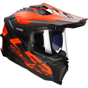 LS2 - MX701 Explorer - Adventure Helm - Zwart Fluo Oranje - HPFC