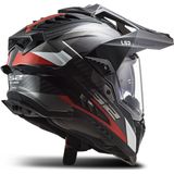 LS2 - MX701 Explorer - Adventure Helm - Mat Zwart Fluo Oranje