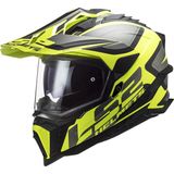 LS2 - MX701 Explorer - Adventure Helm - Matt Zwart Fluo Geel - HPFC
