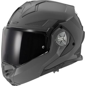 LS2 FF901 Advant X Solid, modulaire helm, grijs, XL