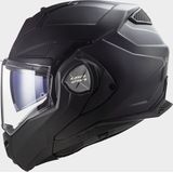 LS2 FF901 Advant X systeemhelm solid mat zwart Motorhelm
