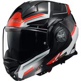 LS2 - Advant X Spectrum FF901 - Modulaire Helm - Zwart / Wit / Rood
