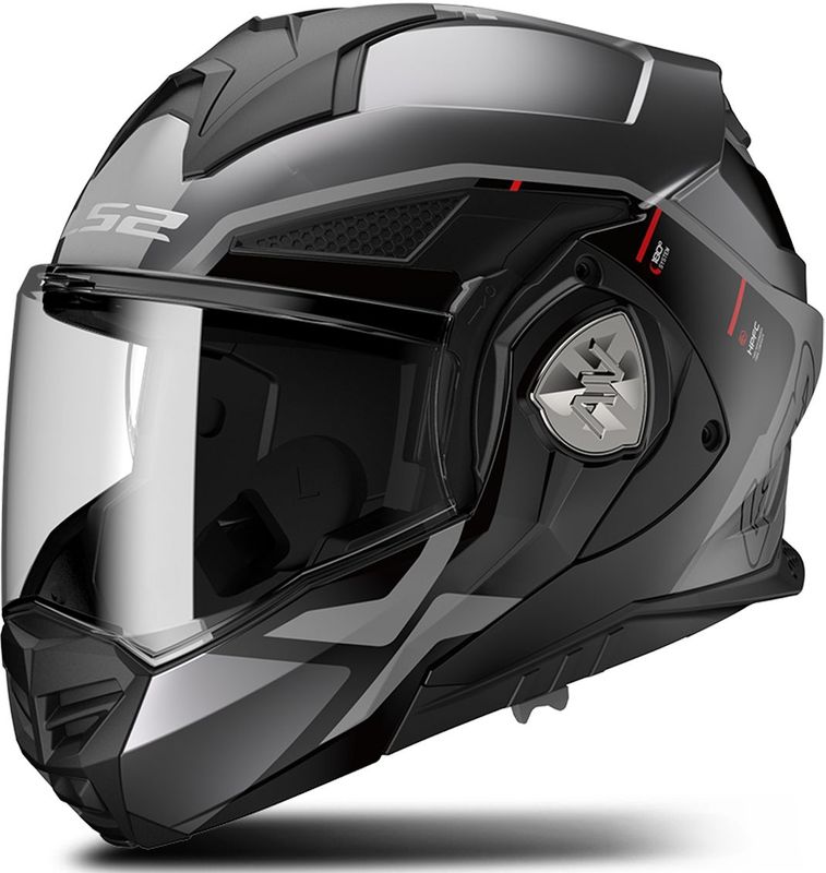 LS2 - Advant-X - Motorhelm - Zwart - Glasvezel