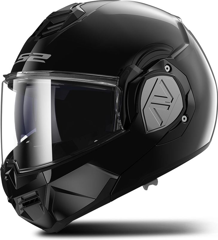 LS2 - FF906 Advant - Systeemhelm - Zwart - Polycarbonaat