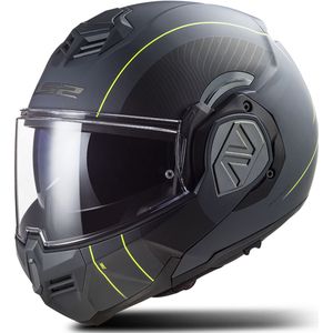 LS2 Helm Advant Cooper FF906 mat titanium / zwart maat S