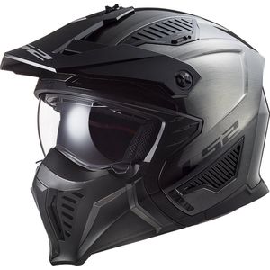 LS2 - Drifter OF606 - Helm - Titanium - ECE 22.06 - Zonnevizier