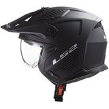 LS2 Helm Drifter Solid OF606 Mat Zwart Maat XL