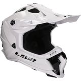 LS2 - MX700 Subverter - Motocross-helm - Glans Wit - Kinetic Polymer Alloy