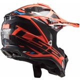 LS2 - MX700 Subverter Stomp - Helm - Fluo Oranje Zwart - KPA-schaal