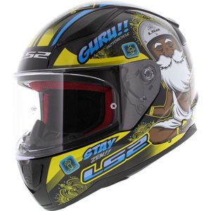 LS2 FF353 Rapid Helm Buddha zwart geel XS