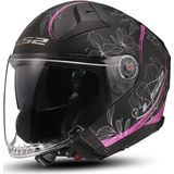 OF603 - LS2 - Jethelm - Zwart - HPFC Schaal - Lichtgewicht