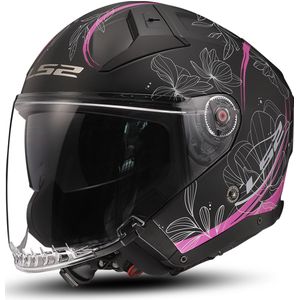 OF603 - LS2 - Jethelm - Zwart - HPFC Schaal - Lichtgewicht