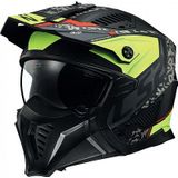 LS2 - Drifter - Motorhelm - Zwart - Kunststof - ECE 22.06