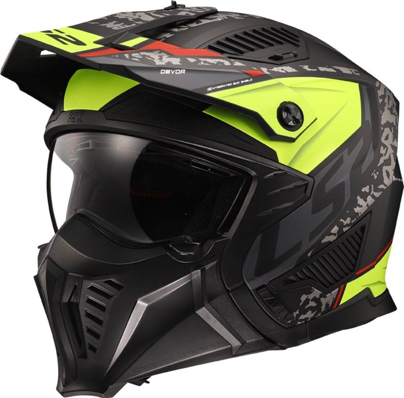 LS2 - Drifter - Motorhelm - Zwart - Kunststof - ECE 22.06