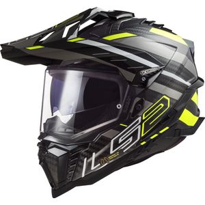 LS2 - Mx701 Explorer - Integraalhelm - Koolstofvezel - Zwart