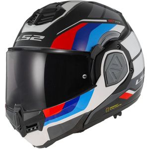 LS2 FF906 Advant Sport systeemhelm zwart blauw rood XS