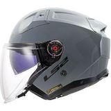 LS2 - Infinity II Solid OF603 - Scooterhelm - Nardo Grey - Polycarbonaat