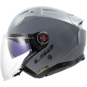LS2 - Infinity II Solid OF603 - Scooterhelm - Nardo Grey - Polycarbonaat