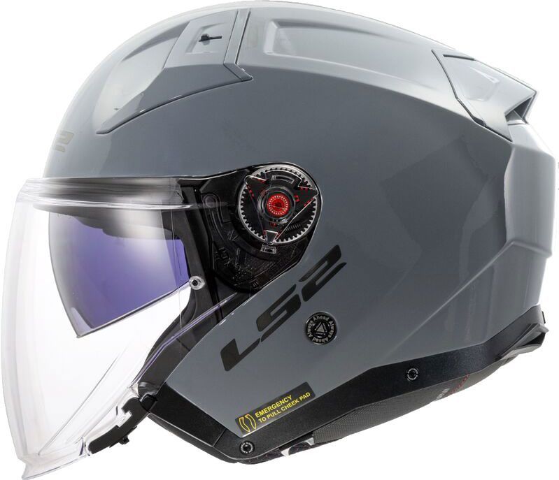 LS2 - Infinity II Solid OF603 - Scooterhelm - Nardo Grey - Polycarbonaat