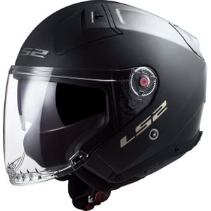 LS2 Helm Infinity II Solid OF603 mat zwart maat S