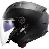 LS2 - Infinity II Solid OF603 - Helm - Mat Zwart - Polycarbonaat
