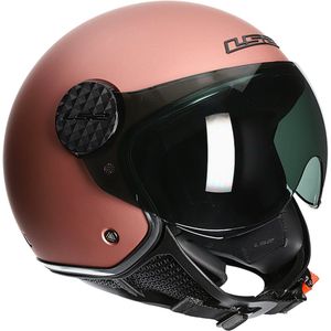 LS2 Sphere Lux - Jethelm - Scooterhelm Vespa - Rosé Gold - Maat S - ECE Gekeurd