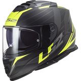 LS2 - Storm II Nerve FF800 - Helm - Mat Zwart - Fluor Geel - Polycarbonaat