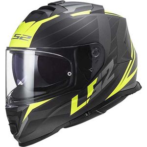LS2 FF800 Storm II Nerve Mat Zwart Rood Integraalhelm - Maat L - Helm