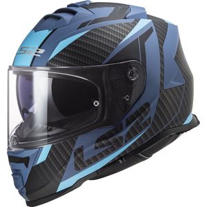 LS2 - FF800 Storm II - Integraal Helm - Mat Blauw - Carbon