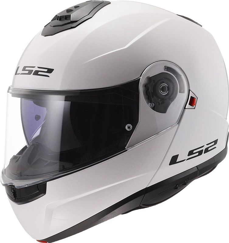 LS2 - FF908 Strobe II - Helm - Gloss Wit - Systeemhelm