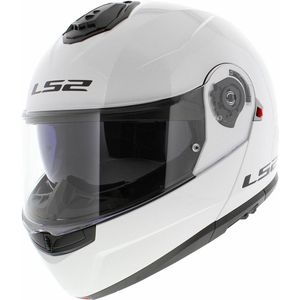 LS2 FF908 Strobe II Solid, opklapbare helm, Wit, S