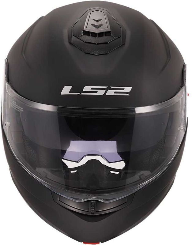 LS2 FF908 - Systeemhelm - Strobe II - Zwart - Pinlock Voorbereid Vizier