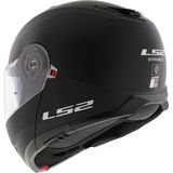 LS2 - FF908 Strobe II - Systeemhelm - Zwart - Pinlock Voorbereid Vizier