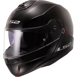 LS2 - FF908 Strobe II - Systeemhelm - Gloss Zwart - Veiligheidshelm