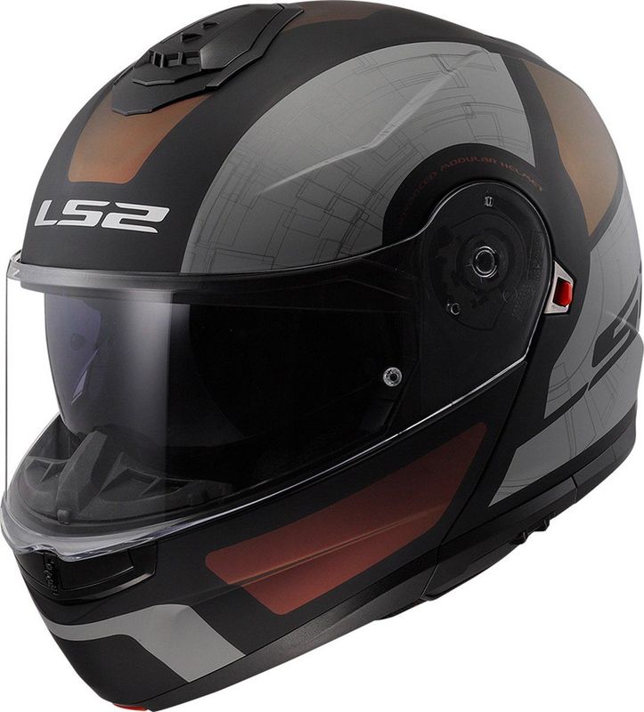 LS2 - FF908 Strobe II - Helm - Mat Zwart Paars Blauw