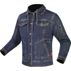 Ls2 - Oaky - Jas - Afneembare Capuchon - Premium Denim - Katoen en Polyester