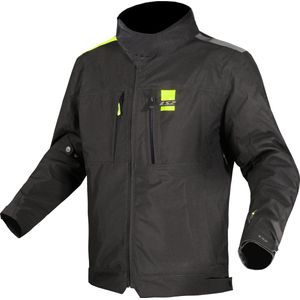 LS2 - Textil Titanium - Jas - Zwart - High Visibility Yellow