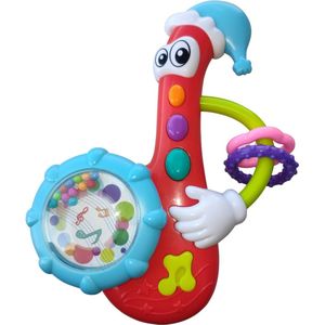 Bondigo - Saxofoon Muzikaal Speeltje - Blauw - Kunststof