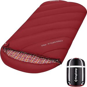 XL slaapzak camping slaapzak 3 seizoenen oversized voor volwassenen outdoor backpacken, wandelen, lichtgewicht voor binnen en buiten