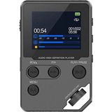 MP3 Speler Hifi 64GB - 2.0'' TFT Screen - Professionele Mp3 Speler - C5 - Zwart
