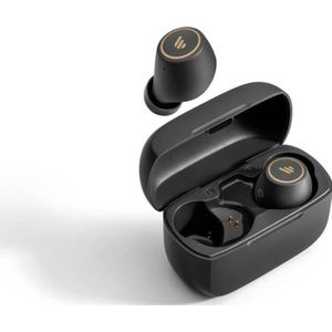 Edifier TWS1 Pro draadloze hoofdtelefoon (donkergrijs) (ANC, 42 h, Draadloze), Koptelefoon, Zwart